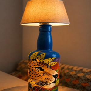 Hand-Painted Detachable Bottle with Lamp | Unique Handcrafted Ambient Light & Decorative Art for Home, Cafés & Gifting