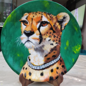 Handcrafted Leopard – Bold eyes, fearless spirit, and untamed beauty